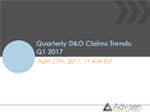 Quarterly D&O Claims Trends: Q1 Slides