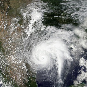 Tropical storm Harvey. Elements of this image are furnished by NASA