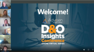 D&O conference screenshot
