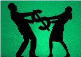 money-fight