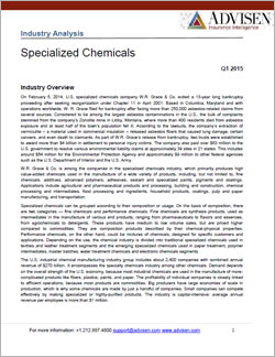 Specialized Chemicals Industry Report Sample PDF